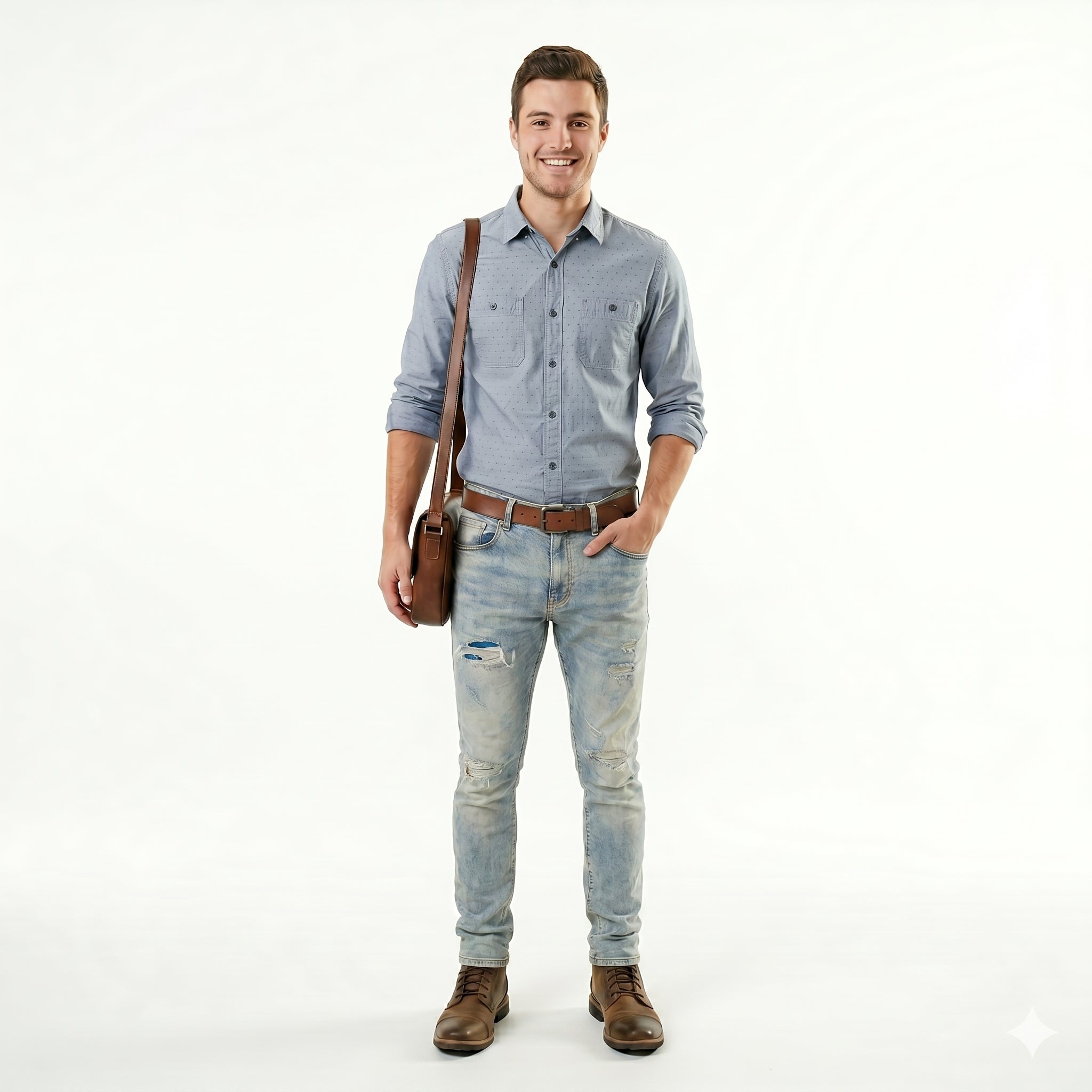 JEAN PREMIUM AMIRI CLARO COMN RASGADOS