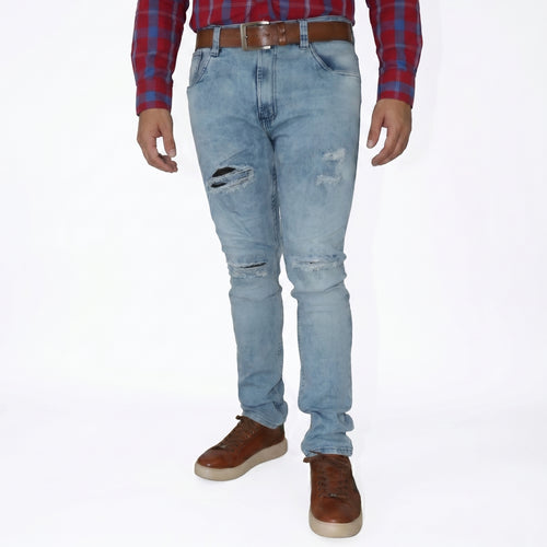 JEAN PREMIUM AMIRI CLARO COMN RASGADOS