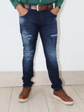 JEAN PREMIUM AMIRI AZUL OSCURO CON RASGADOS